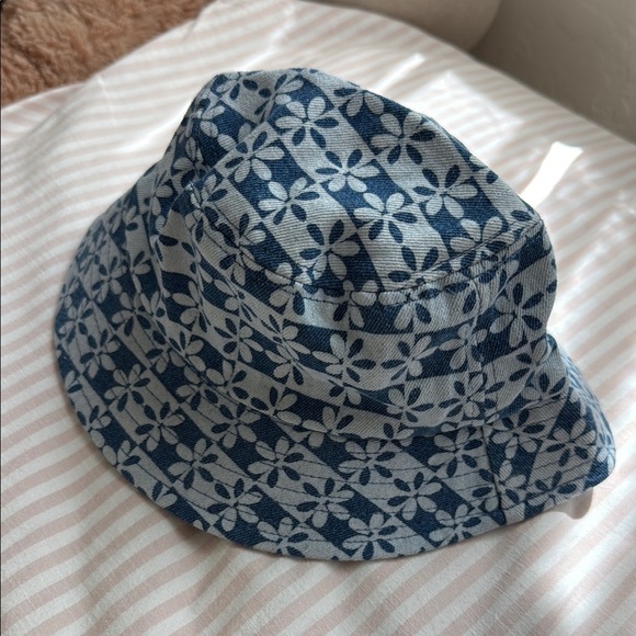 Zara Kids Blue Floral Hippie Hat size 2-4 year - Picture 3 of 5